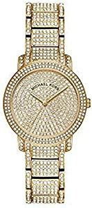 michael kors women's gold tone pave glitz watch mk6458|Gold.